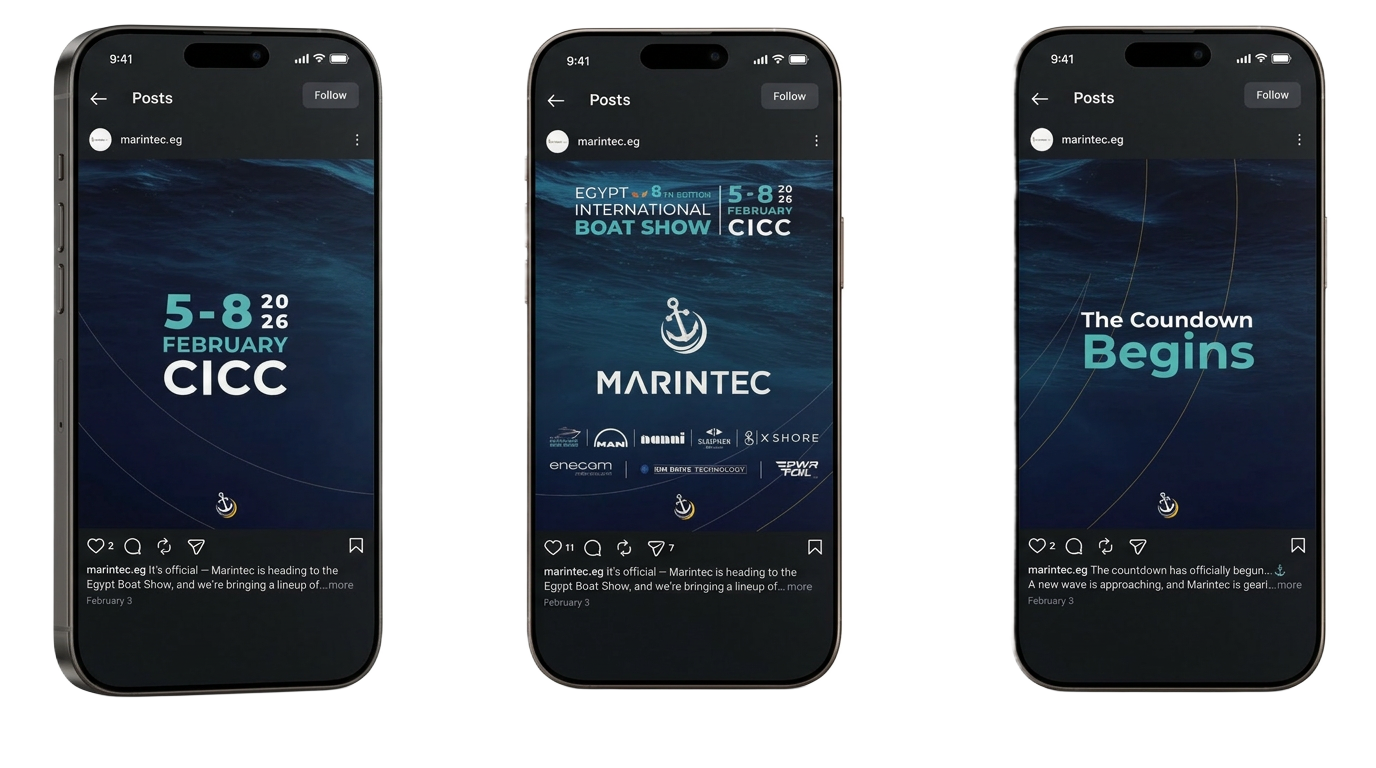 Marintec Instagram mobile campaign — Egypt International Boat Show