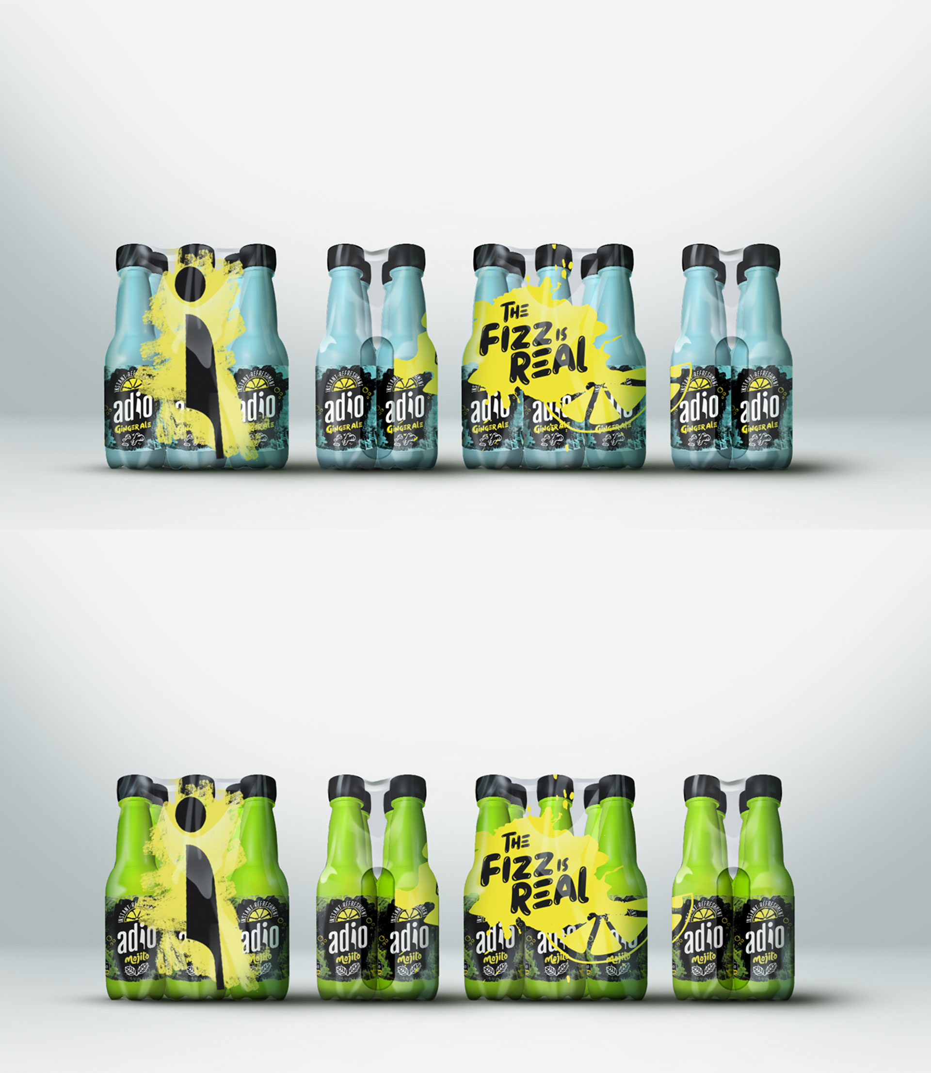 Adio bottles lineup