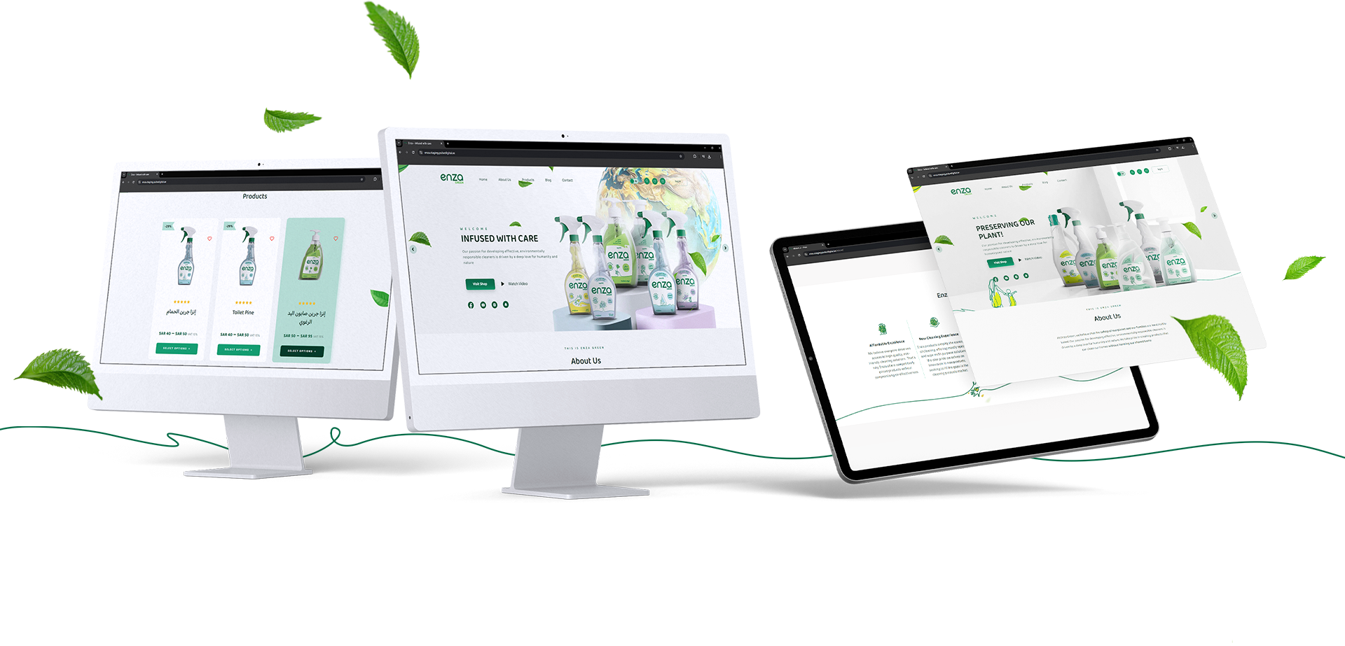 Enza Green website