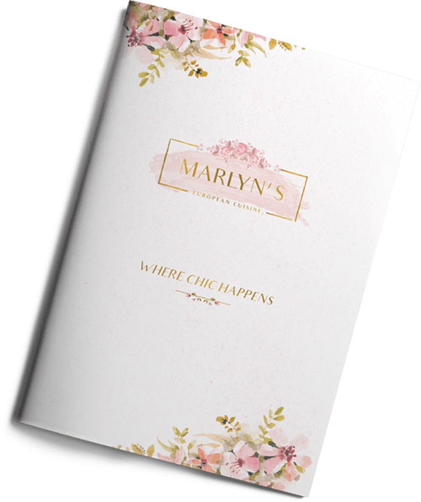 Marlyn's menu 1