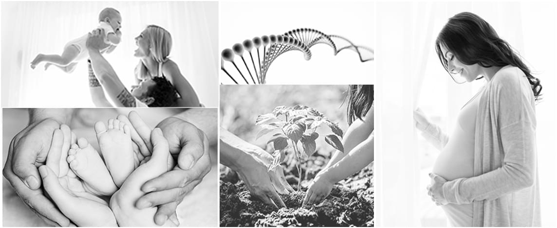 Generations Labs — families and DNA imagery