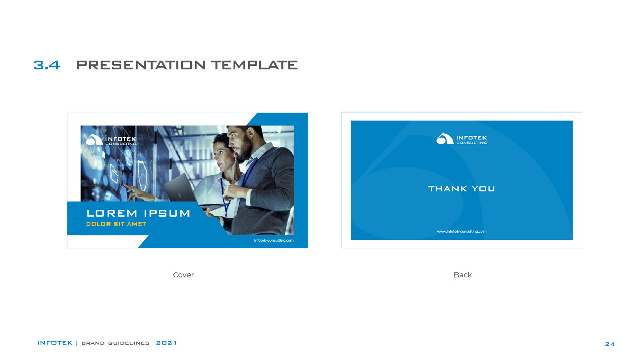 Infotek presentation deck — cover